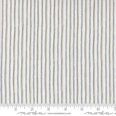 Larking by Janet Clare larking Sandling striped fabric on cream