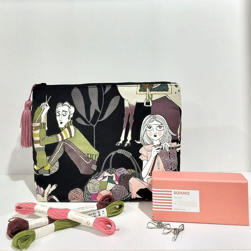 Ghastlie Hex Flat Bottom Pouch