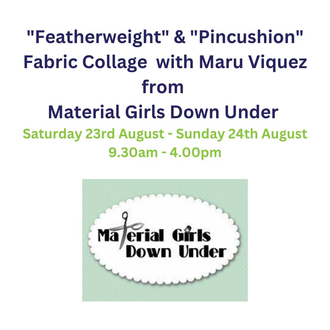 Workshop - Fabric Collage with Maru from Material Girls Down Under 