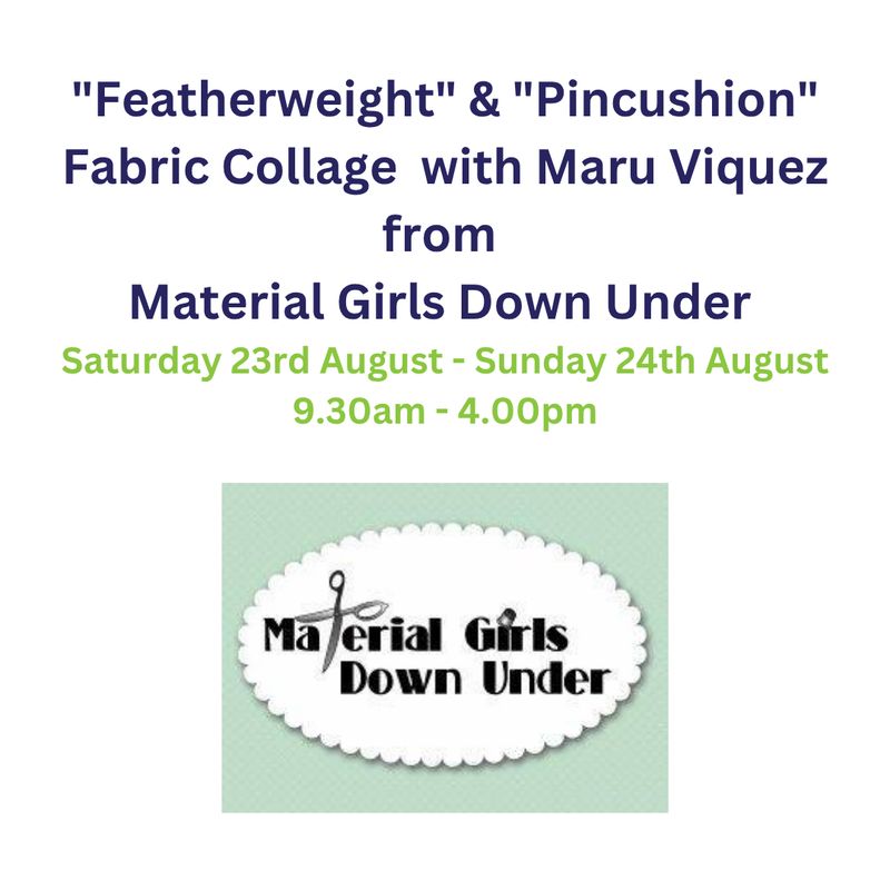 Workshop - Fabric Collage with Maru from Material Girls Down Under 