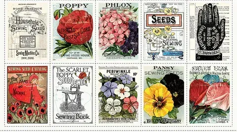 Sewing Seeds III - Seed Catalogue Patch Panel Sewing Seeds III - Seed Catalogue Patch Panel