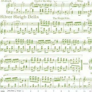 Classic Christmas - Sheet Music White Classic Christmas - Sheet Music White