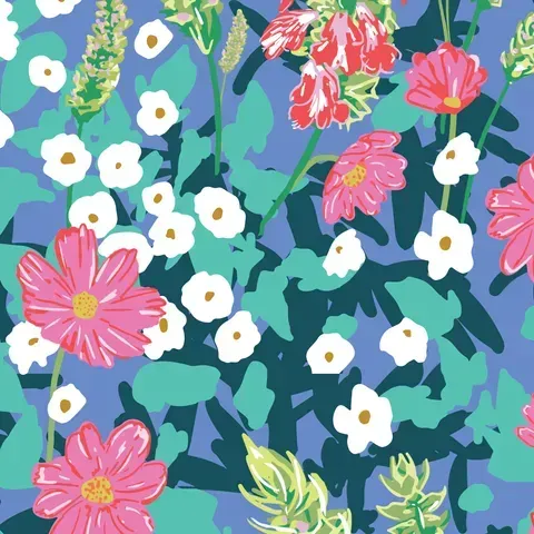 Summer Abroad Rayon - Salzburg Lilac Summer Abroad Rayon - Salzburg Lilac