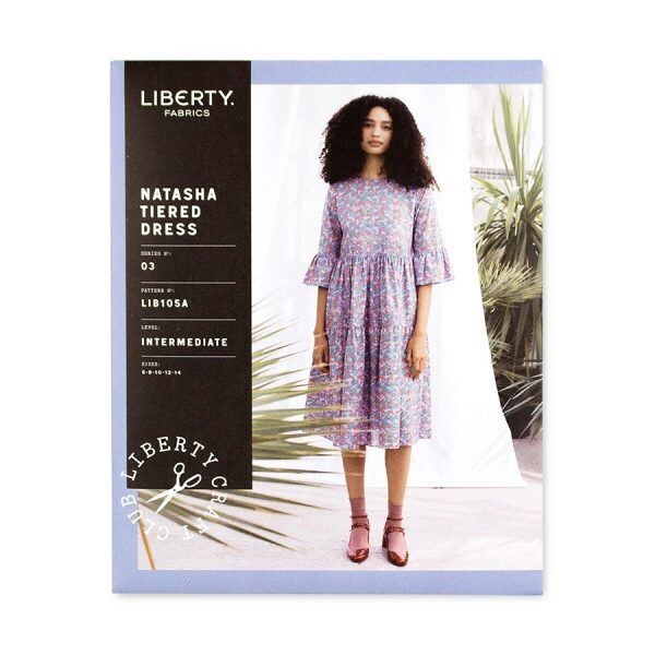 Natasha Tiered Dress - Liberty Patterns Natasha Tiered Dress - Liberty Patterns