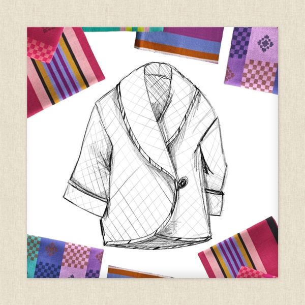 Rosebud Quilted Coat by Anna Maria