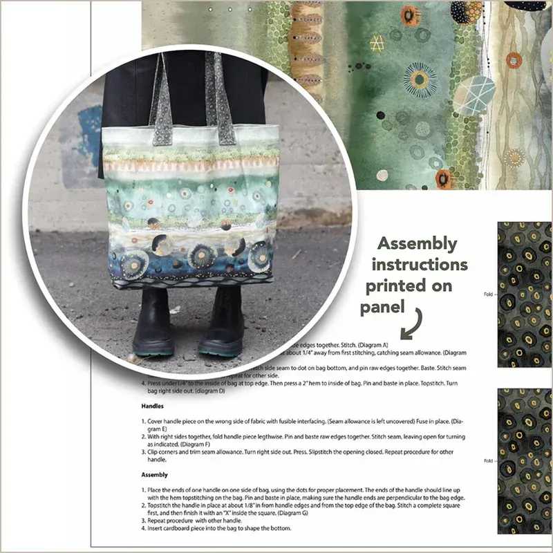 Flora & Form Canvas Carry-All Bag Panel