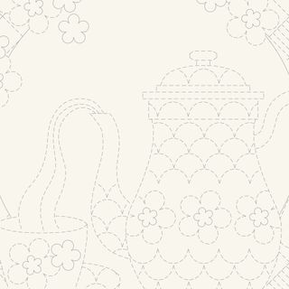 Teatime Sashiko Panel