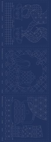 Teatime Sashiko Panel