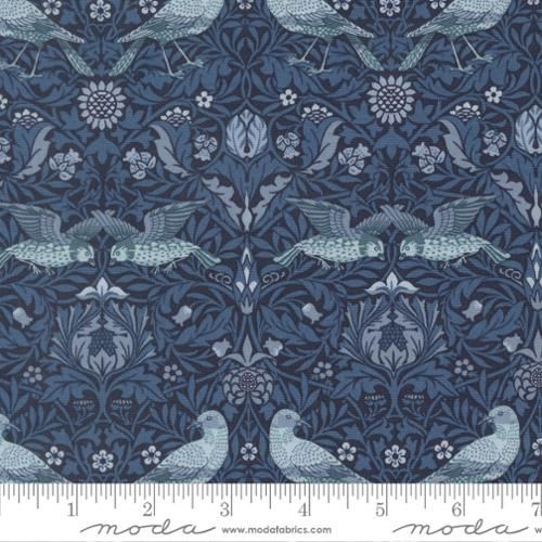 Morris Muse  - Birds Damask Birds - Twilight