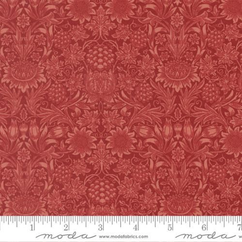 Morris Muse  - Sunflower Damask - Russet