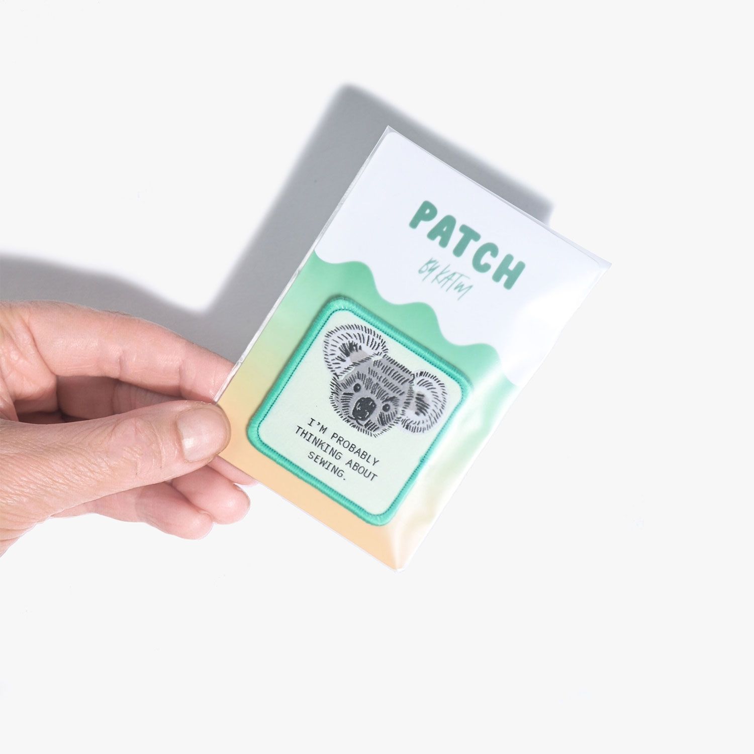 Koala I'm Probably Thinking - Iron on Patch