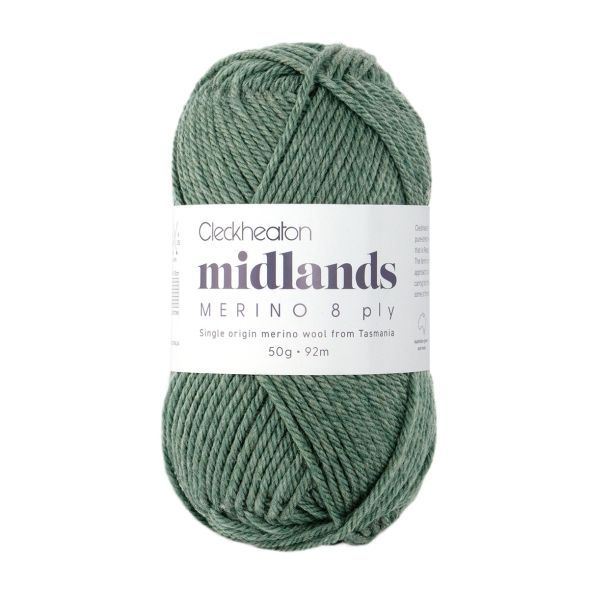 Midlands Merino 8 ply - Saltbush