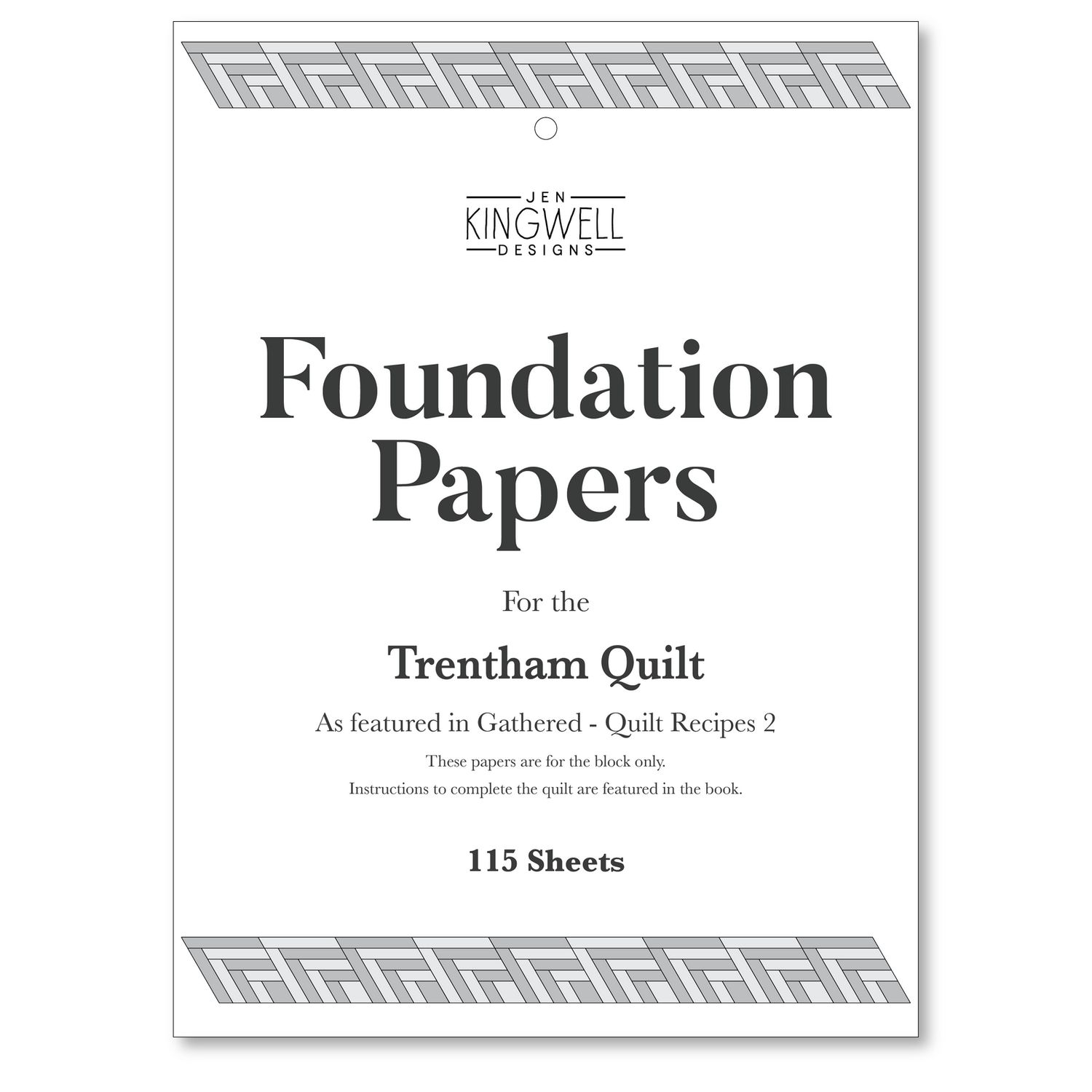 Trentham Quilt - Foundation Papers