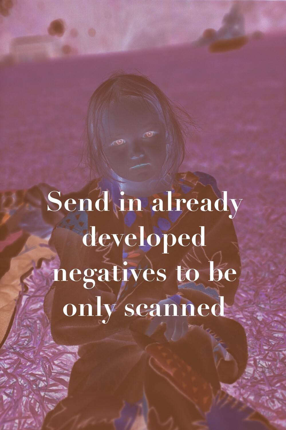 Digital Camera Scans of Negatives- Course Add-On