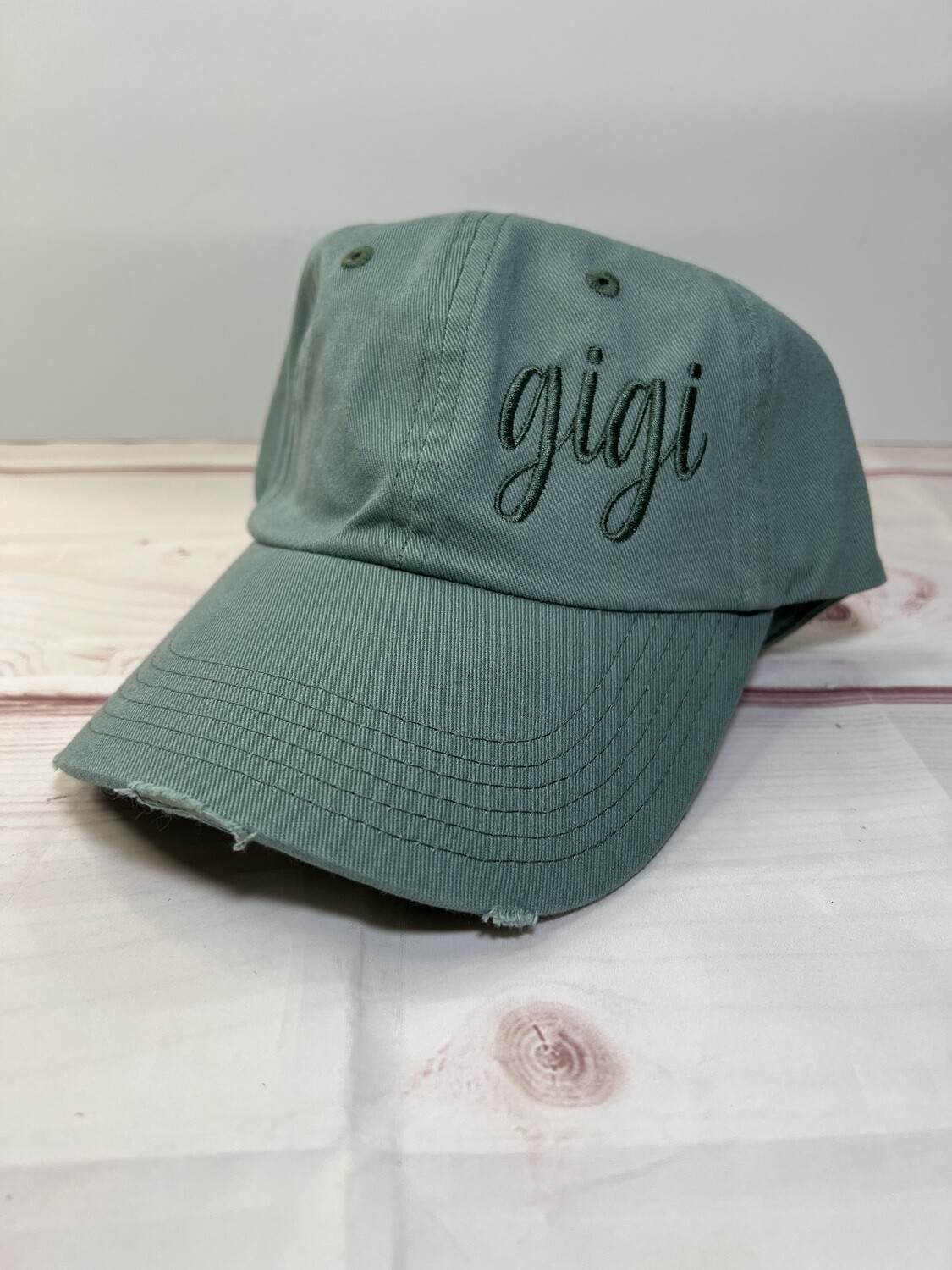 Customized &quot;gigi&quot; hat