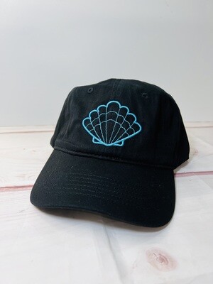 Seashell embroidered hat