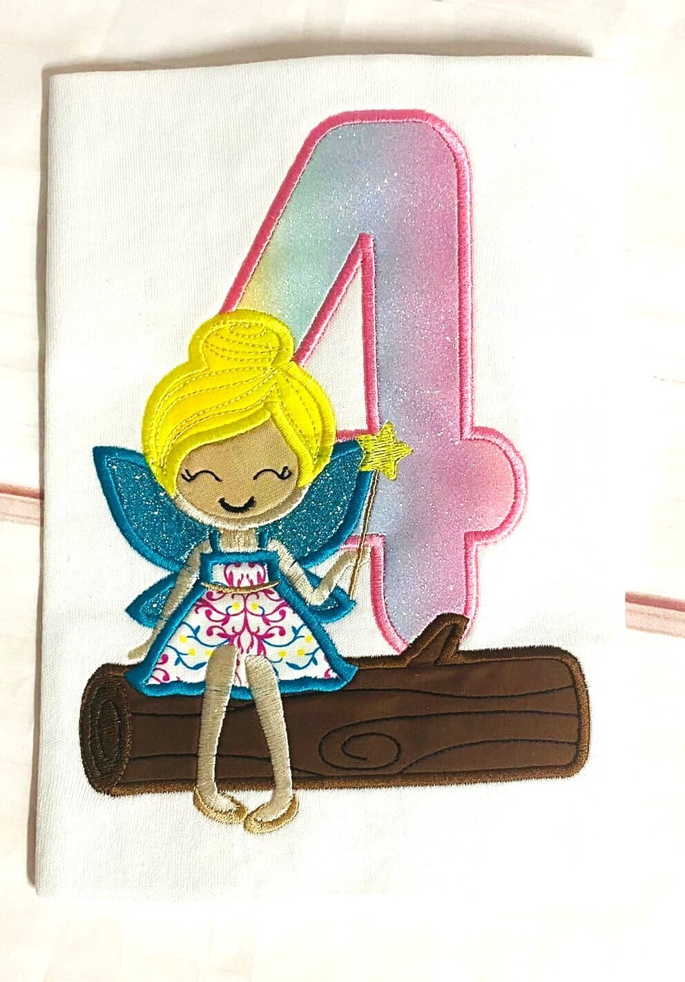 Fairy Birthday Shirt with number