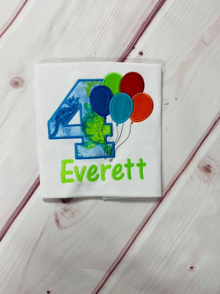 Balloon Birthday Shirt