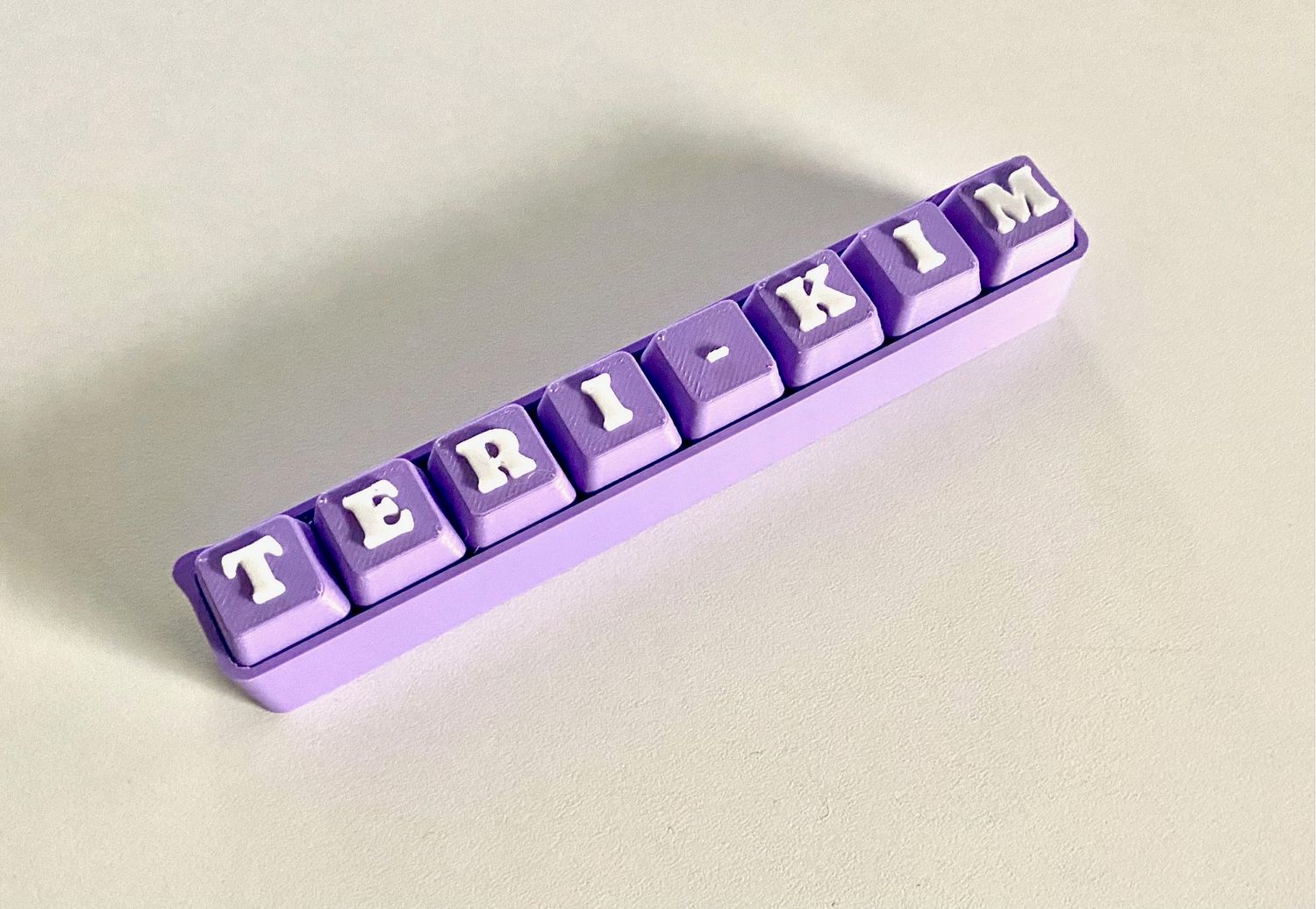 3D Printed Name Clickers 7-10 Letters