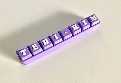 3D Printed Name Clickers 7-10 Letters