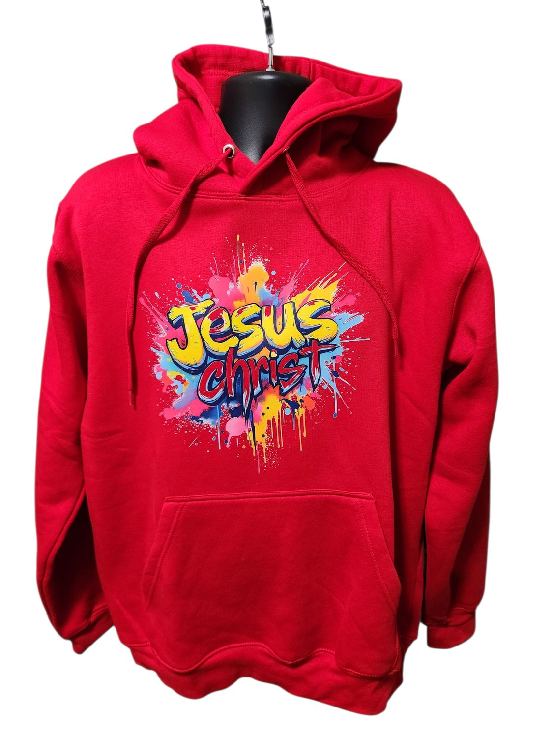 Jesus Christ Graffiti Hoodie (Red)