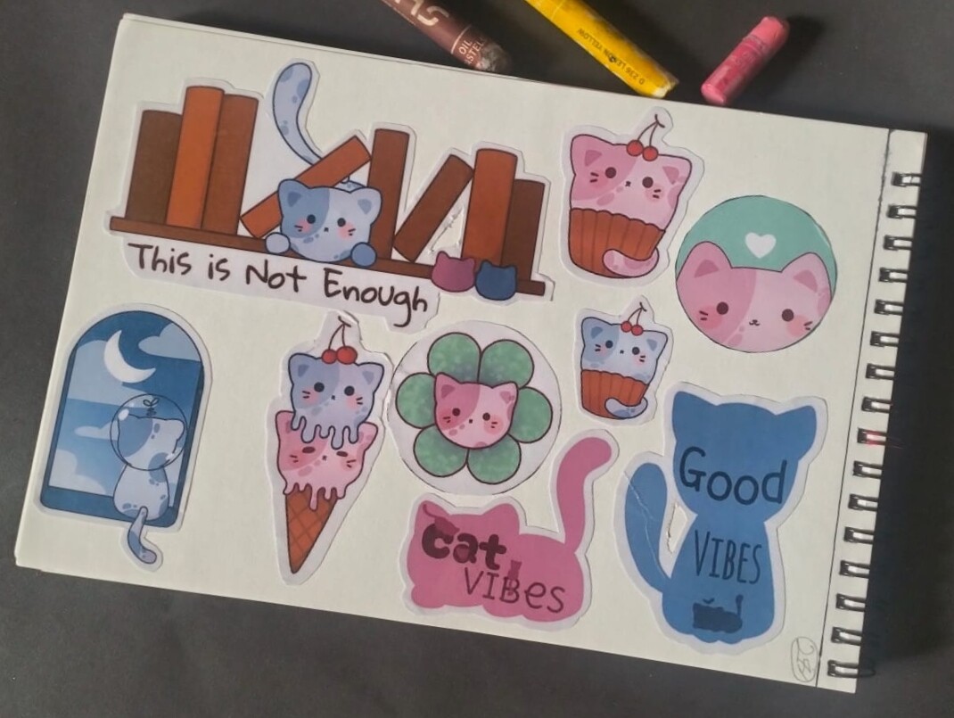 Catty sticker Set