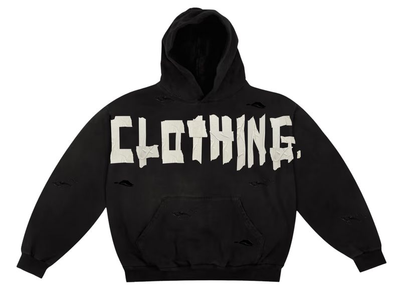 Jreyco Clothing Tape Destroyed Hoodie