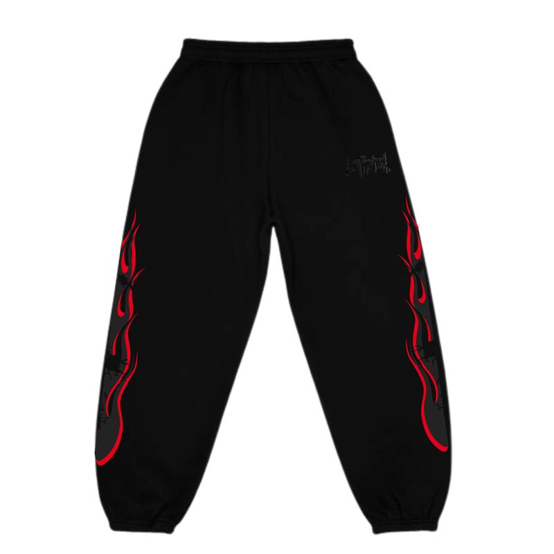 Jreyco Clothing Flame Sweatpants