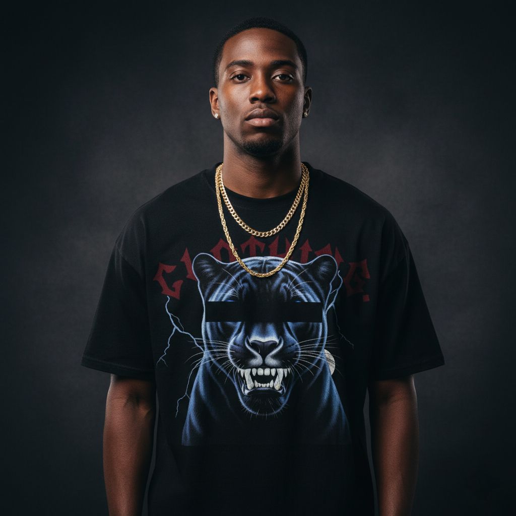 Jreyco Clothing Black Panther T-Shirt