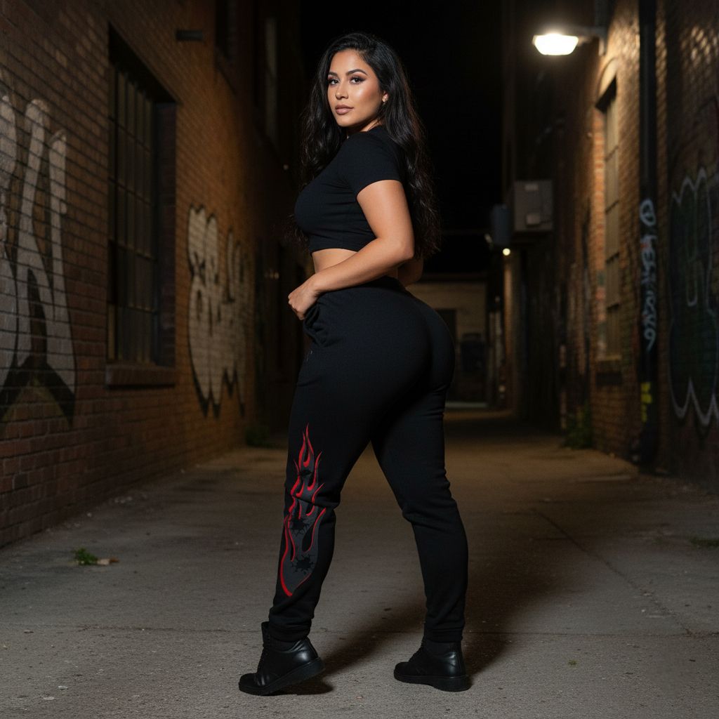 Jreyco Clothing Flame Sweatpants