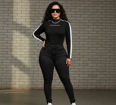 Jreyco Clothing High Neck Knit