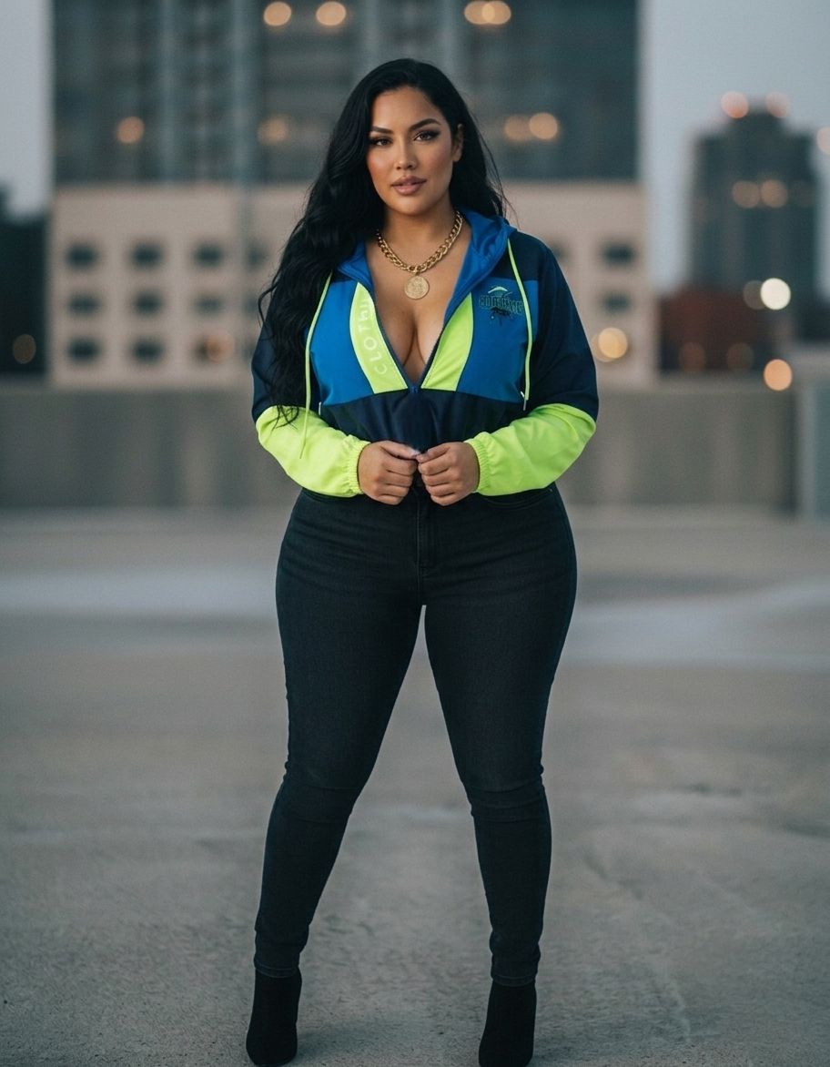 Jreyco Clothing Neon Half Zip