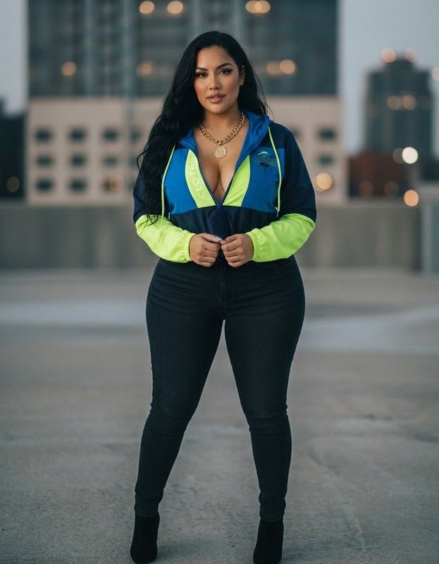 Jreyco Clothing Neon Half Zip