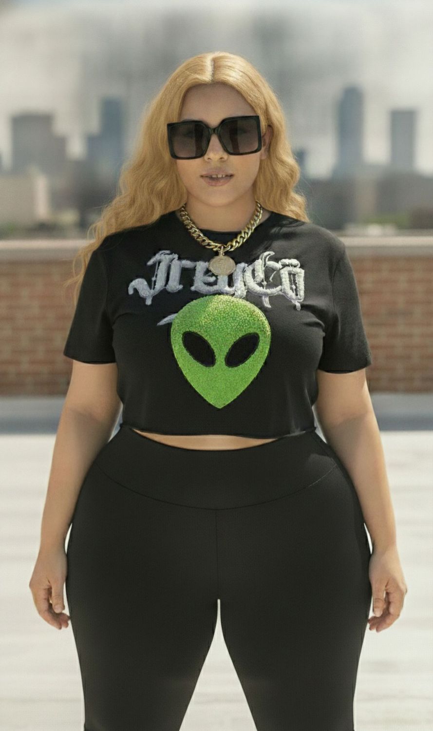 Jreyco Alien Crop T-Shirt