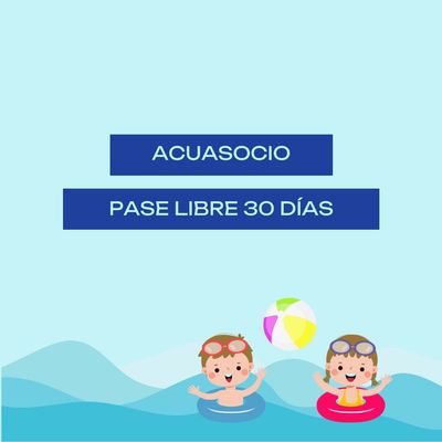 ACUASOCIO - PASE LIBRE 30 DÍAS