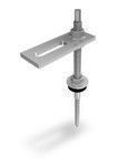 K2 - Vite tirafondo M10x250, per legno o cemento, inox