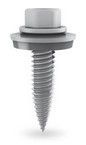 K2 - Vite autoperforante con guarnizione 6,0x25mm, inox (160 pezzi)