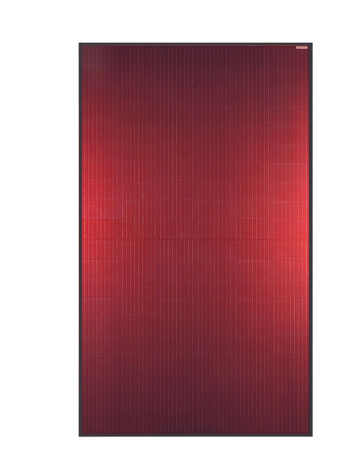 Modulo fotovoltaico monocristallino rosso - 400W