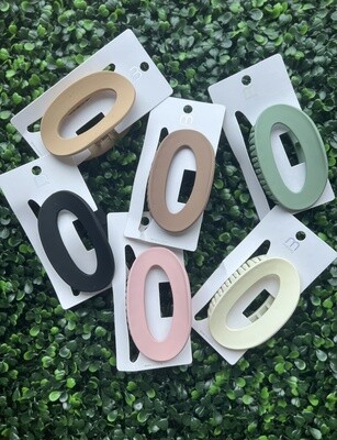 Oval Shape Hair Claw
