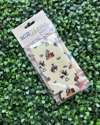 Vintage Cowboy Tall Coozie