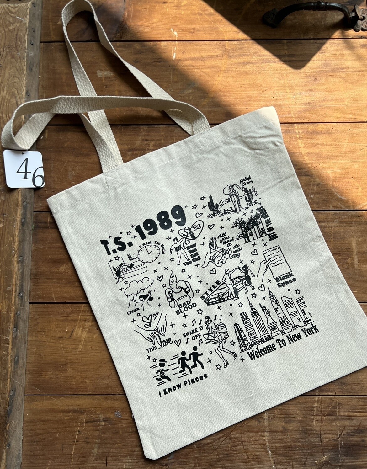 1989 Songs Tote Bag