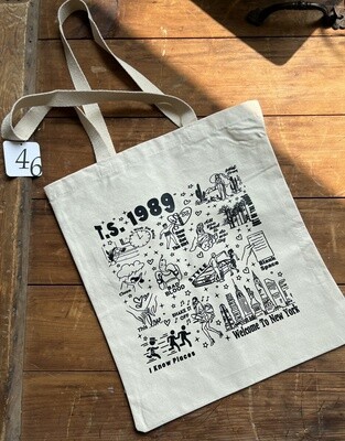 1989 Songs Tote Bag