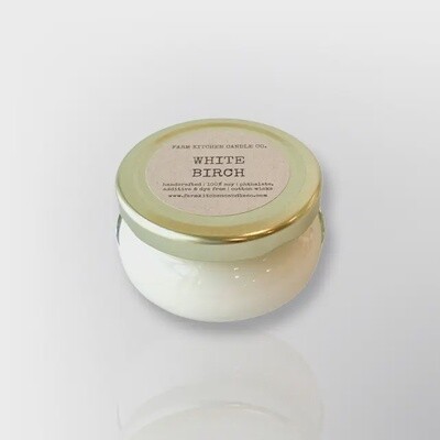 Mini Tureen Soy Candle, Scent: White Birch