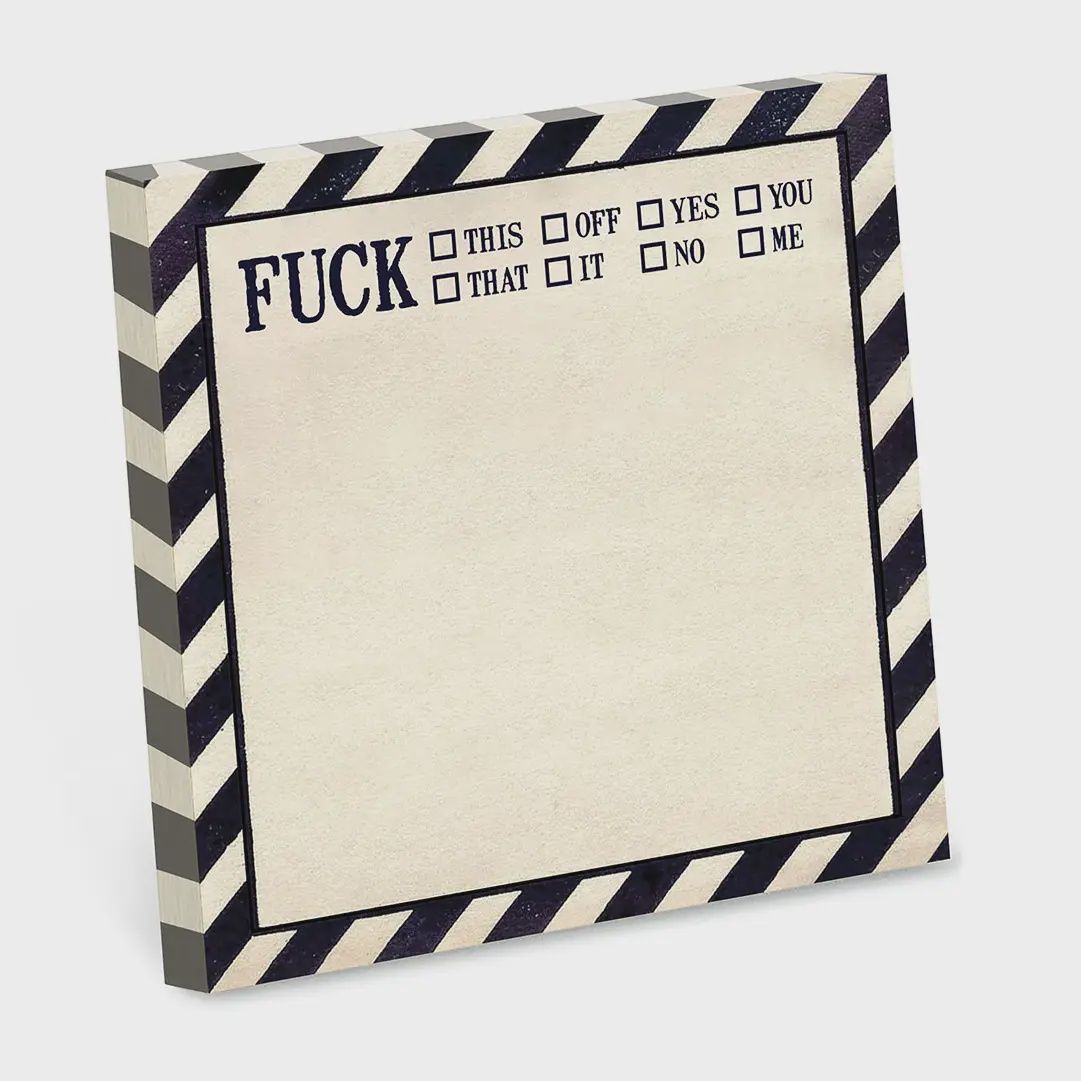 Sticky Note Pad, Phrase: Fuck This
