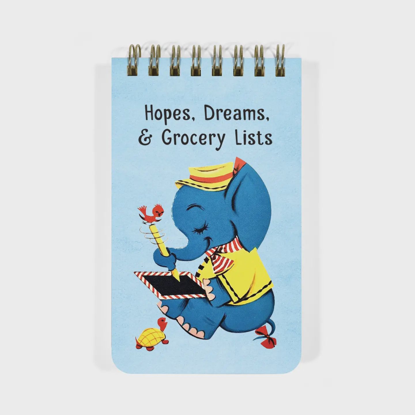 3x5 Spiral Memo Notepad, Phrase: Hopes Dream Groceries