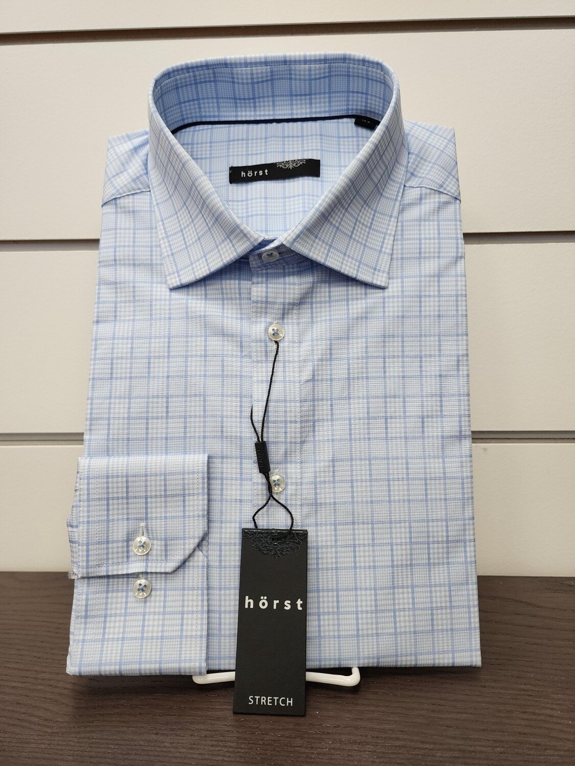 Horst Dress Shirt - Blue Check