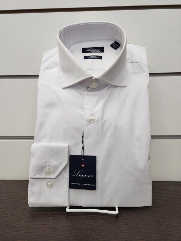 Lugano Dress Shirt - White 01