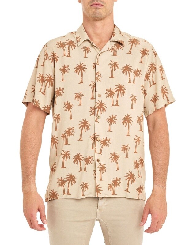 Pullin Beach Shirt - Coconut