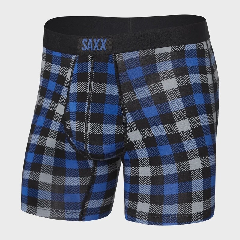 SAXX - Vibe - Blue Flannel Check