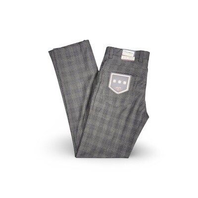Bertini Pant - Charcoal Check - E059
